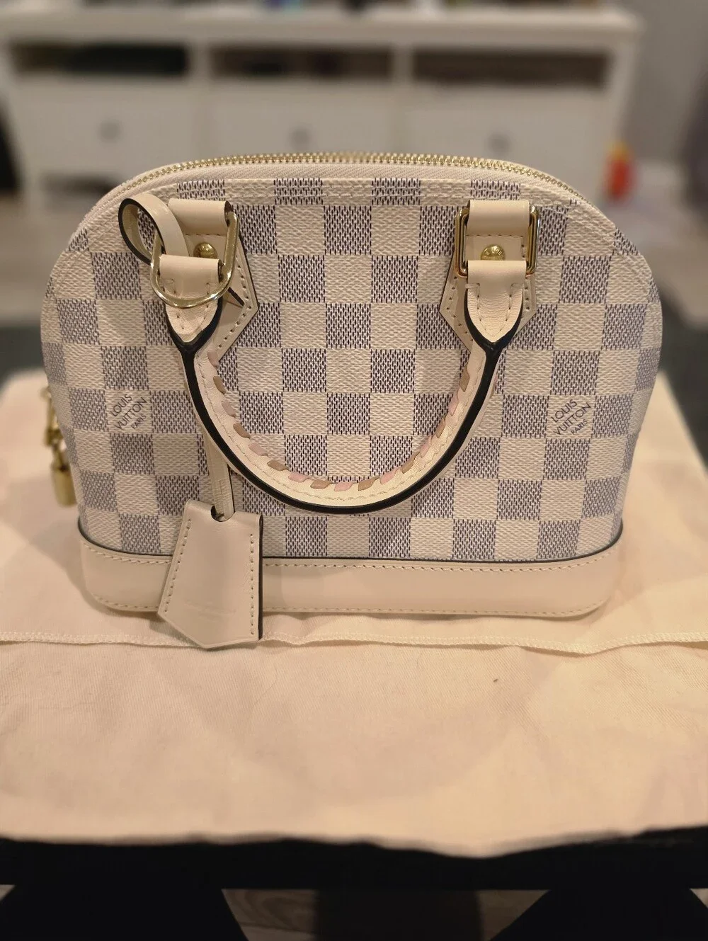 Louis Vuitton Damier Azur Braided Alma BB